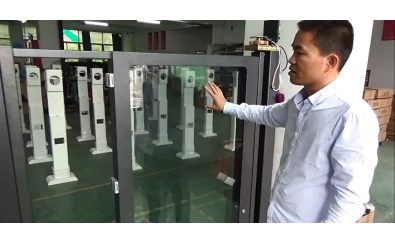 小區廣告門安裝視頻